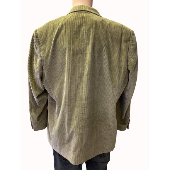 Monsieur Adolfo Men's Tan Corduroy Blazer / Sports Coat Size 42S SKU 4847 - Picture 3 of 9